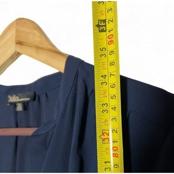 Dalia Womens Dress Long Sleeve Blue Size 6 - Picture 8 of 16